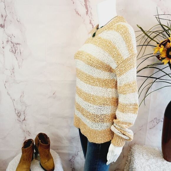 Madewell Alpaca cotton blend wide stripe sweater - Picture 4 of 7